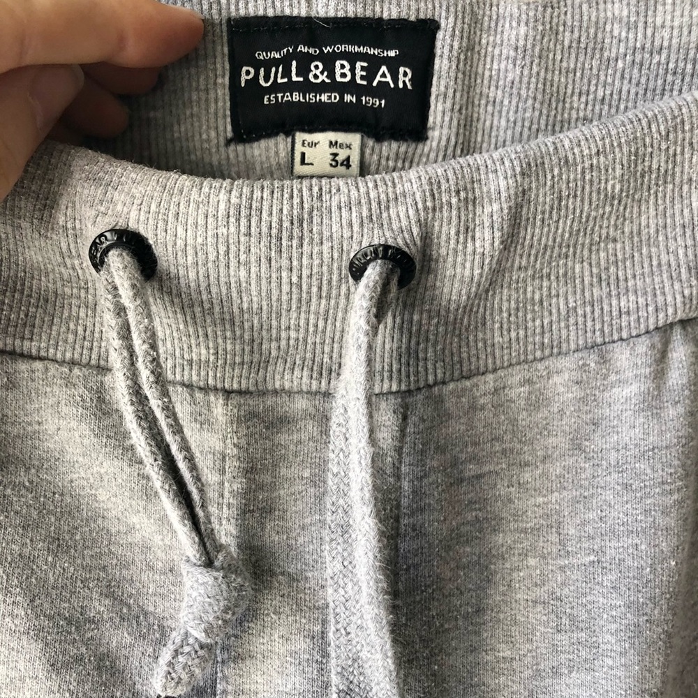 Pull & Bear Gray Sweatpants Large - image 3